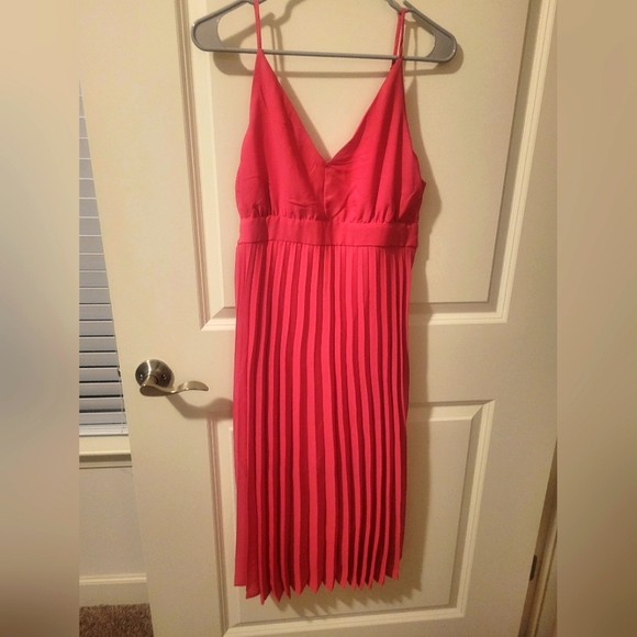 Jessica Simpson Pleated Pink Dress | Size XL | NWT - Picture 5 of 5